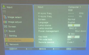 Sanyo PLC-XW200 XGA Projector with 1642 Lamp Hours Used - Image 2