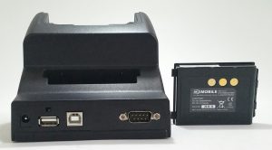 Mobile Compia M3 Docking Cradle for Barcode Scanners w 1x Battery (Unknown Condition) - Image 4