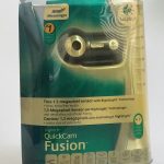 Logitech Quickcam Fusion 1.3 MP Sensor w Ring Light USB Webcam + Clear Audio Headset