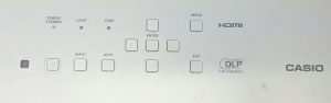 Casio XJ-M130 Data Projector with 5721 Lamp Hours Used - Image 2