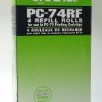 Brother PC-74RF 4 Refill Rolls Black For Use In PC-70 Printing Cartridge