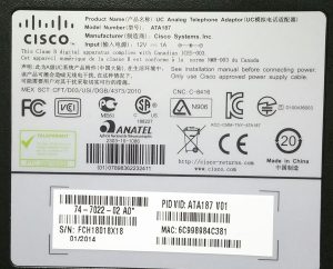 Cisco ATA187 2-Port Phone Adapter without Power Supply - Image 3