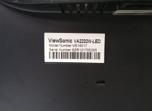 Viewsonic VA2232W-LED 22 inch Monitor VGA/DVi - Image 5