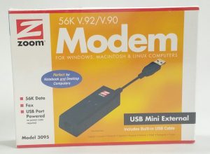 Zoom 3095 56K V.92/V.90 USB Modem for Mac & Linux Computers - Image 2
