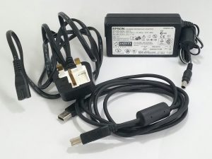 Epson A291E 24V 1.4A AC Power Supply Adapter for Epson 2580 Scanner w USB Printer Cable - Image 4