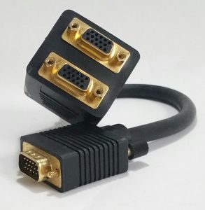 Twin VGA F To VGA M Video Splitter - Image 2