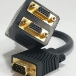 Twin VGA F To VGA M Video Splitter