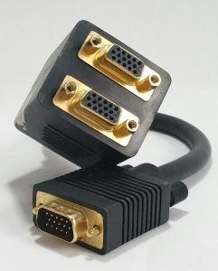 Twin VGA F To VGA M Video Splitter