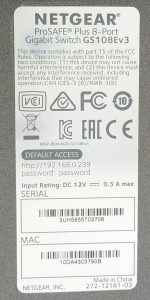 Netgear GS108E v3 ProSafe Plus 8 Gigabit Switch - Image 3