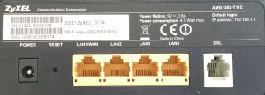 Zyxel AMG1302-T11C 4 Port ASDL Wireless Router - Image 3