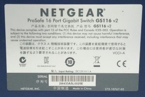 Netgear GS116 v2 ProSafe 16 Port Gigabit Switch - Image 3