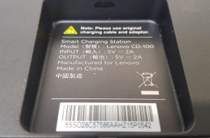 Lenovo CD-100 Smart Charging Station for M8 M10 - 5v 2a 10w - Image 3