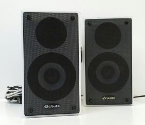 2X Sahara 1050005 Wall Mounted Speakers With Mounting Brackets