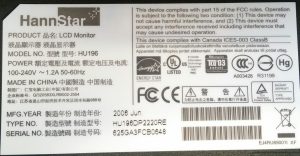 Hanns-G HU196D 19" LCD Monitor - Image 3