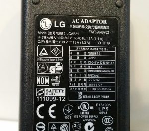 LG LCAP21 AC Adapter 19V 1.3A - Image 3