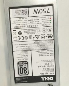 DELL 80 Plus Platinum F750E-S0 Switching Power Supply 750W - Image 3