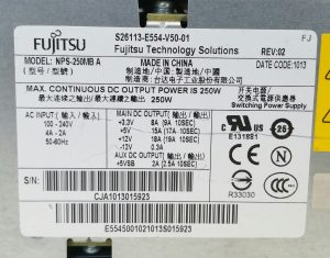 FUJITSU NPS-250MB A Power Supply Unit PSU 250W Max - Image 3