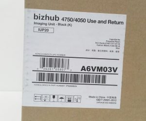 Konica Minolta A6VM03V IUP20 Black Toner Cartridge For Bizhub 4750/4050 - Image 5