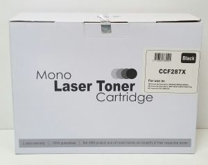 Mono CCF287X Black Laser Toner Cartridge for Use In HP LaserJet Enterprise - Image 2