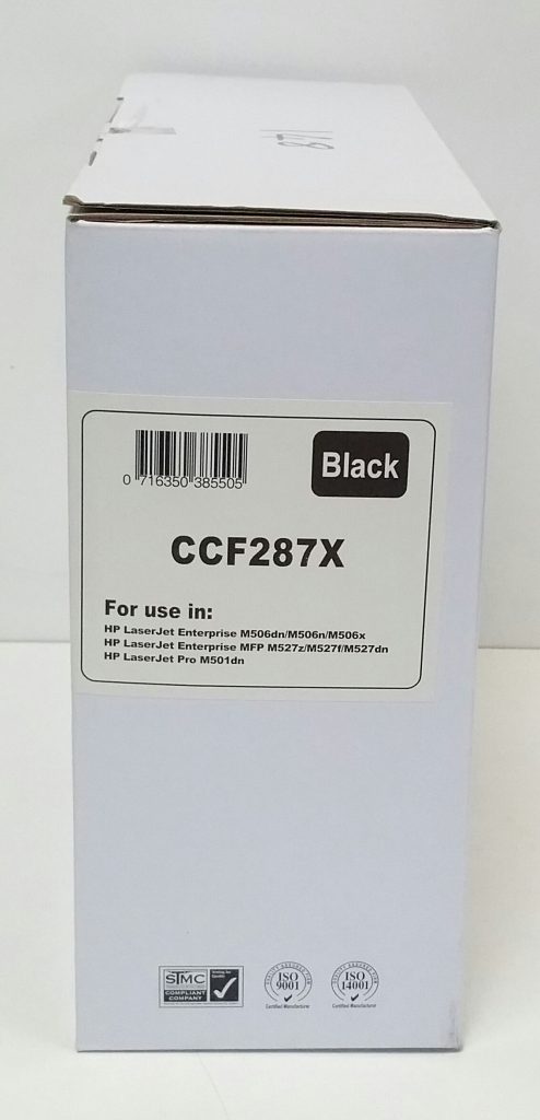 Mono CCF287X Black Laser Toner Cartridge for Use In HP LaserJet Enterprise - Image 5