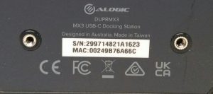 Alogic DUPRMX3 MX3 USB-C Dock Docking Station - Image 3