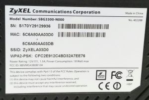 Zyxel SBG3300-N000 Wireless Combo WAN Small Business Security Gateway - Image 3