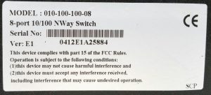 Networx 010-100-08 8-Port10/100 mbps N Way Ethernet Switch - Image 3