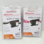 JobLot Office Depot Brother LC-1100M/ Brother LC-1100BK Ink Cartridge 2x Magenta and 2x Black