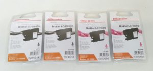 JobLot Office Depot Brother LC-1100M/ Brother LC-1100BK Ink Cartridge 2x Magenta and 2x Black - Image 3