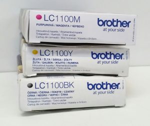 JobLot Brother LC1100Y/ LC1100BK/ LC1100M Ink Cartridge 1x Magenta EXP 2018.09 1x Black EXP 2015.06 1x Yellow EXP 2015.06 - Image 4