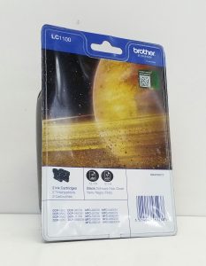 Joblot Brother LC1100 2x Black Ink Cartridge