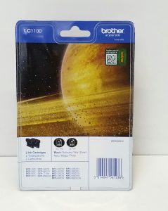 Joblot Brother LC1100 2x Black Ink Cartridge - Image 2
