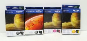 JobLot Brother LC1100Y/ LC1100BK/ LC1100HY-BK /LC1100M Ink Cartridge 1x Magenta EXP 2018.09 2x Black EXP 2015.06/ 2018.12 1x Yellow EXP 2019.01 - Image 2