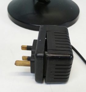 Vintage 90PL Reading Lamp Black Broken Lamp Cover & Adapter - Image 5