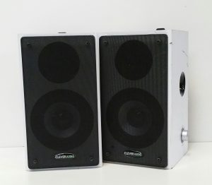 2X Clever Audio 1050037 Wall Mounted Speakers With Mounting Brackets - Image 2