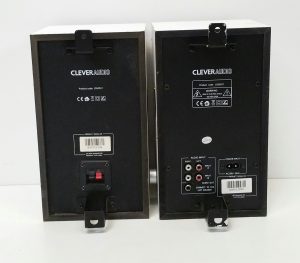2X Clever Audio 1050037 Wall Mounted Speakers With Mounting Brackets - Image 5