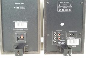 2X Clever Audio 1050037 Wall Mounted Speakers With Mounting Brackets - Image 3