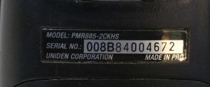 1x Uniden PMR885-2CKHS Two Way Radio Walkie Talkie With a Uniden Charger Pod - Image 7