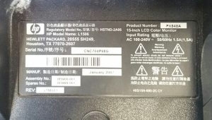 HP L1506 15" LCD Color Monitor VGA - Image 5