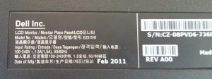 Dell E2311Hf 23" LCD Monitor - Image 5