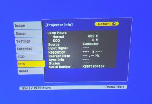 Epson HDMI EB-E01 LCD Projector H971B - Image 9
