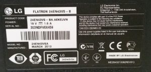 LG Flatron 24EN43VSA 24EN43VS-B 24" Monitor With Stand - Image 3