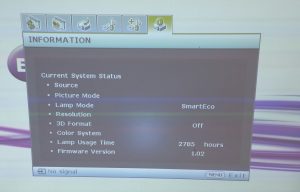 BenQ MS630ST HDMI Digital Projector with 2785 Lamp Hours Used - Image 2
