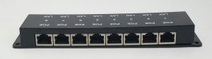 8 Ports ZQPOEI008 PoE Injector Ethernet Switch Without Power Adapter - Slightly Broken Case - Image 4