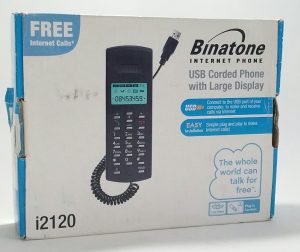 Binatone i2120 USB Corded Internet Phone with Large Display