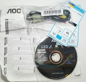 AOC E2470SW M2470SW User Guide CD Monitor Driver i-Menu, e-Saver, Screen+ Software - Image 4