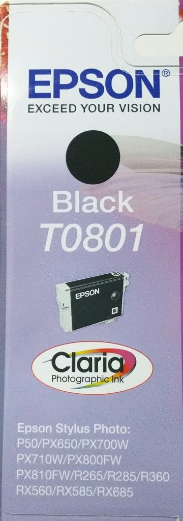 Epson T0801 Black Ink Cartridge - Image 3