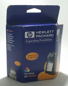 HP 51641A Tri-Color Inkjet Print Cartridge - Job Lot x2