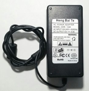 Heng Bai Te DHR-1240 AC Power Adapter 12V 4.0A - Image 3