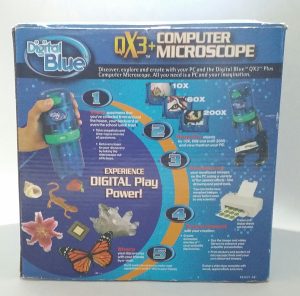 Digital Blue Digital Output To A PC QX3+ Computer Microscope 10X, 60X And 200X Objective Lenses - Image 8
